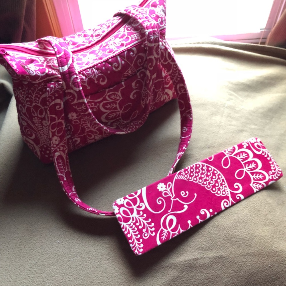 Vera Bradley Pink Twirly Birds Pink Bag 💕